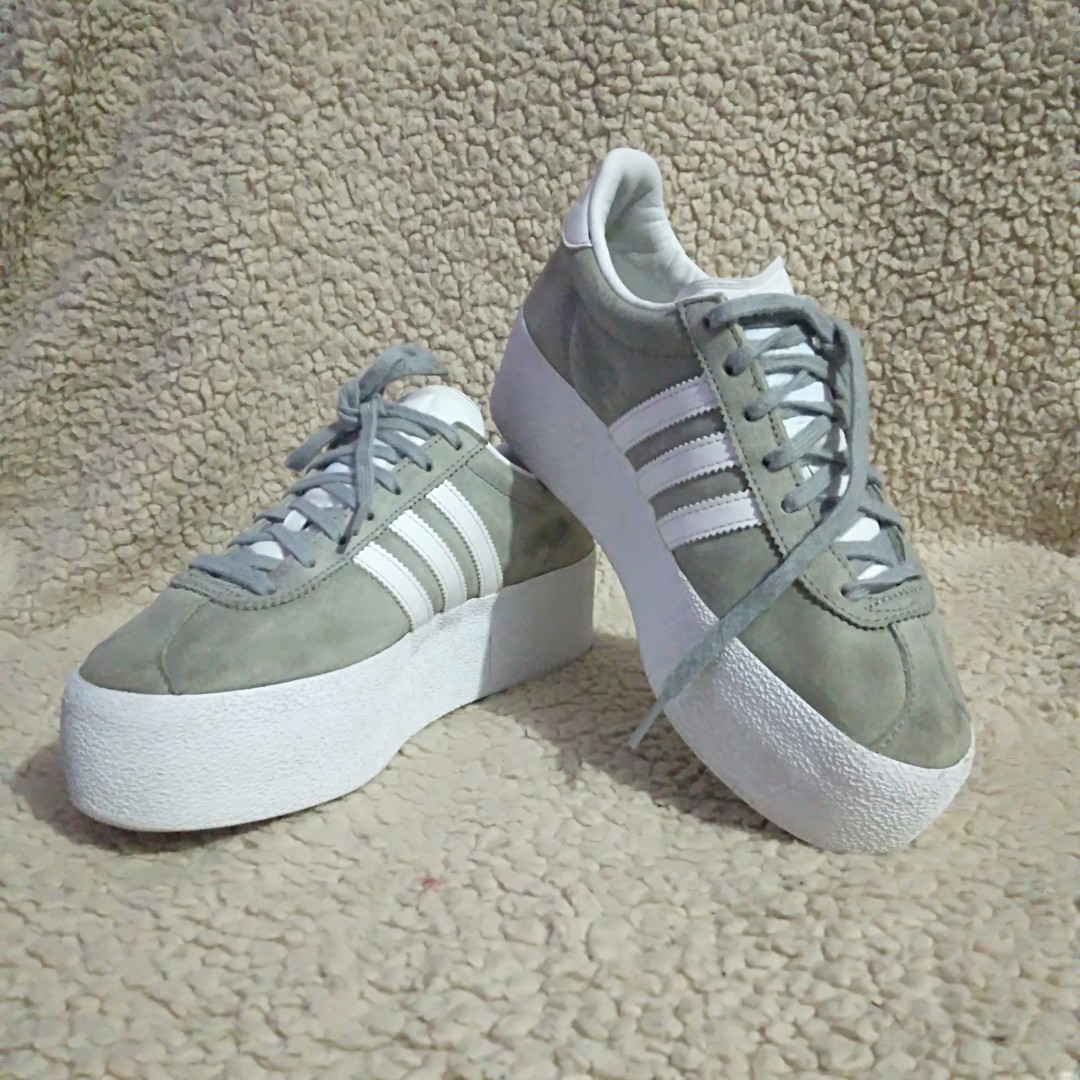 Adidas high wedge, Women's Fashion, Footwear, Sneakers on Carousell