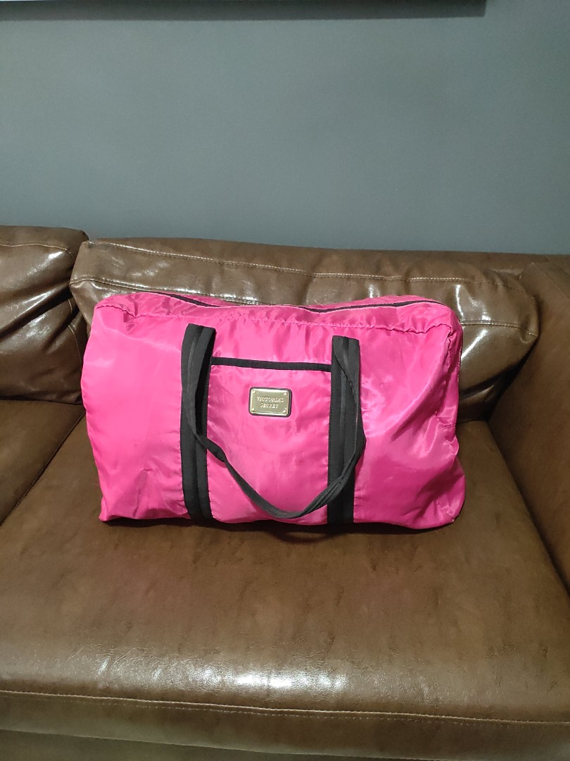 Authentic Victoria Secret Duffle Bag (Hot Pink), Women's Fashion, Bags