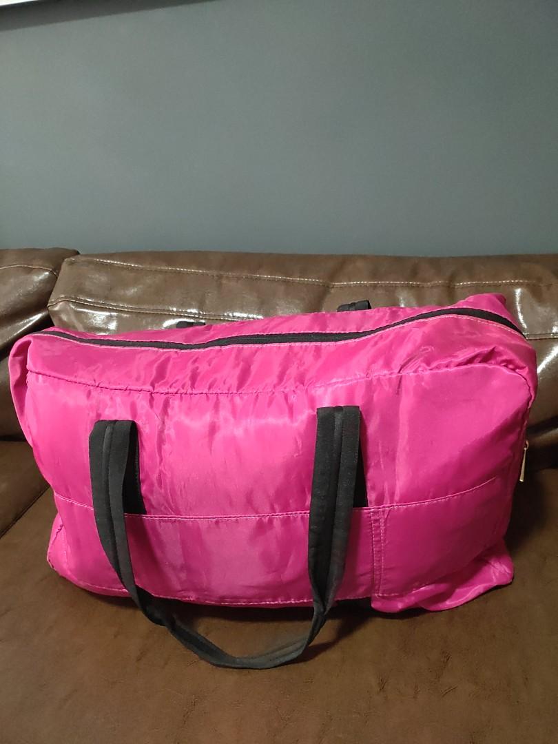Authentic Victoria Secret Duffle Bag Hot Pink Women s Fashion Bags Wallets Tote Bags on Carousell