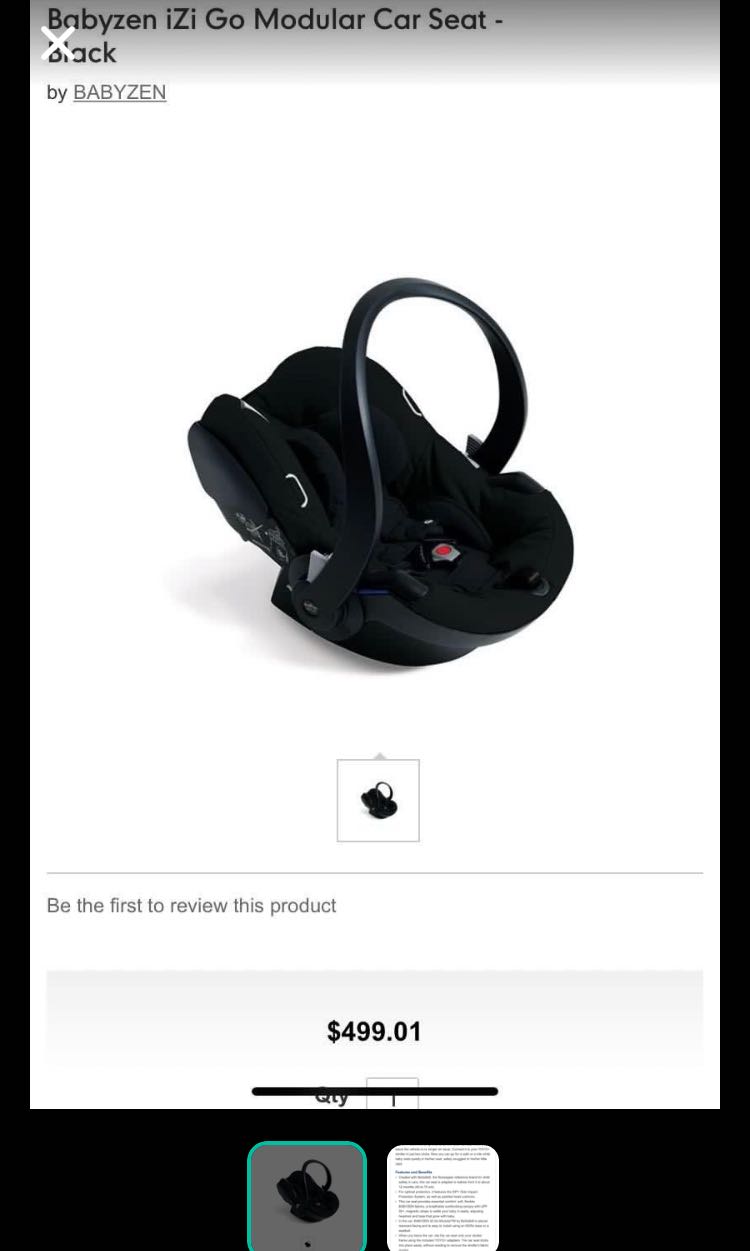 babyzen besafe izi go modular car seat