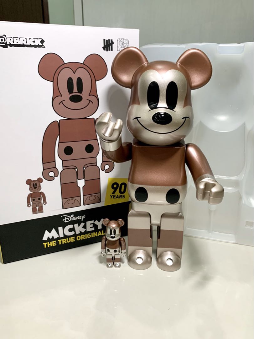 Bearbrick Undefeated Mickey Mouse 400% & 100%, Hobbies