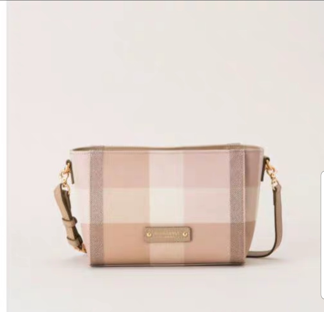 BLUE LABEL Crestbridge Japan Check Canvas Sling Bag, Women's ...