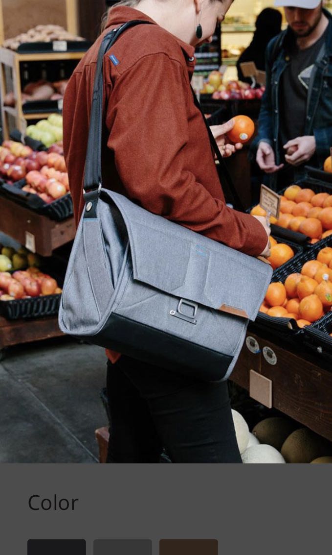 BNIB Peak Design Everyday Messenger v2 15L for Camera, Men's Fashion