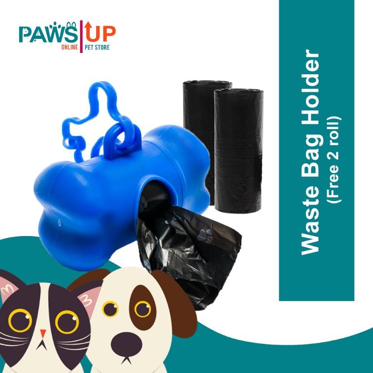 Bone Design Dog Poop Waste Bag Holder With 2 Free Roll Pets Supplies Pet Accessories On Carousell