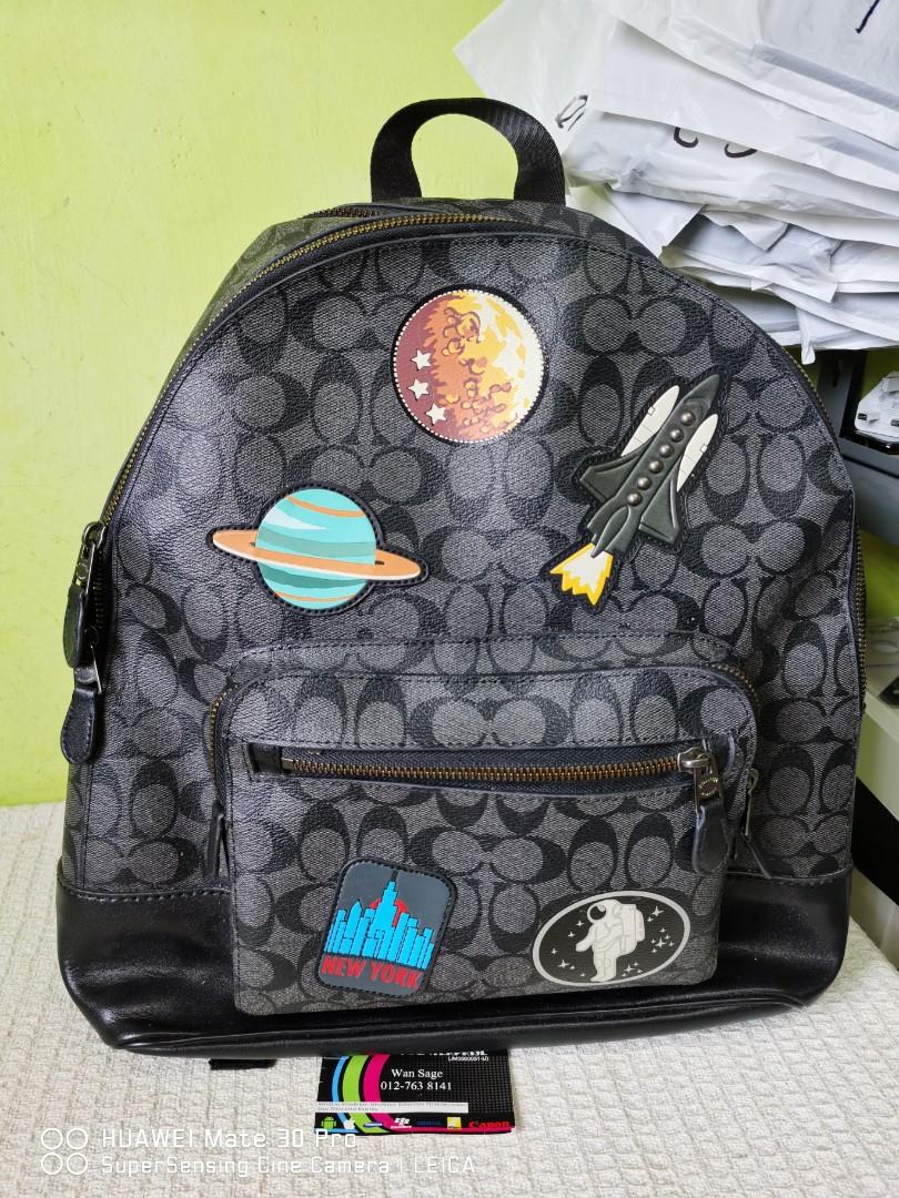 Coach space backpack cheap