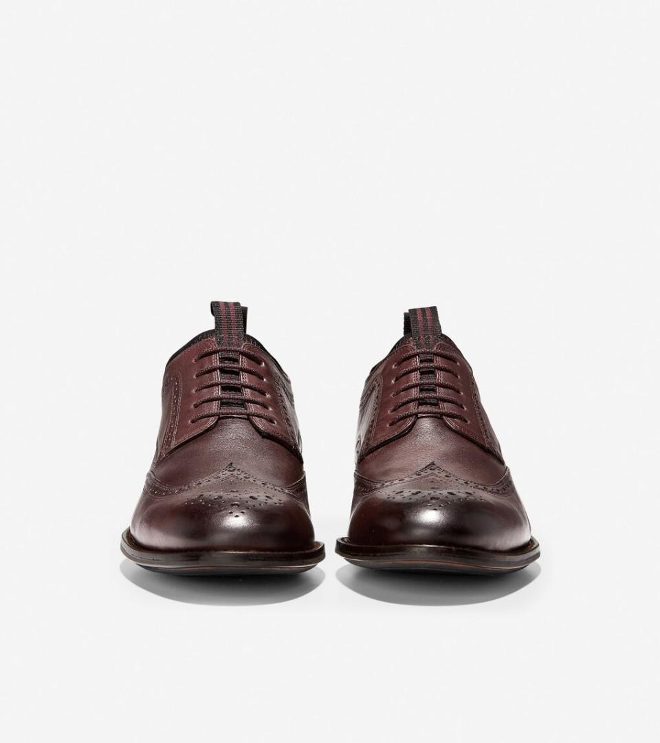 Cole Haan Holland Long Wing Oxford Leather Shoes US9.5