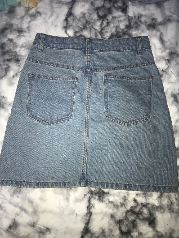 Dotti Denim Skirt, Women's Fashion, Bottoms, Skirts on Carousell
