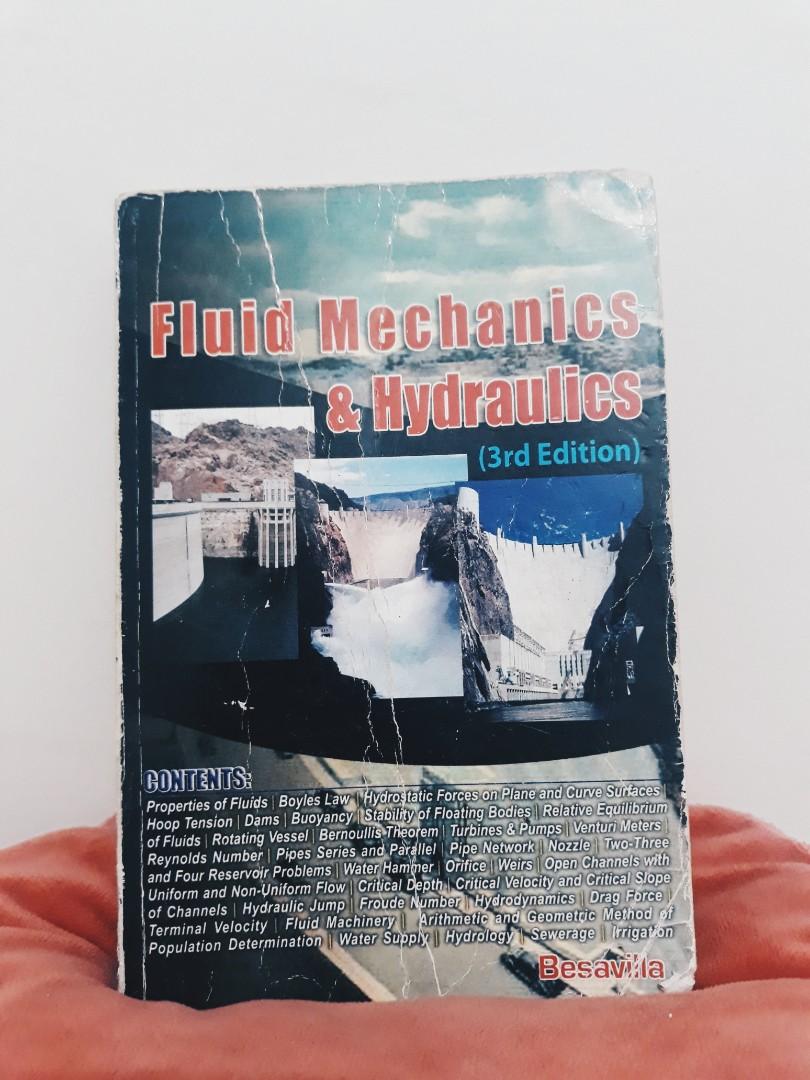 Fluid Mechanics & Hydraulics Book, Hobbies & Toys, Books & Magazines