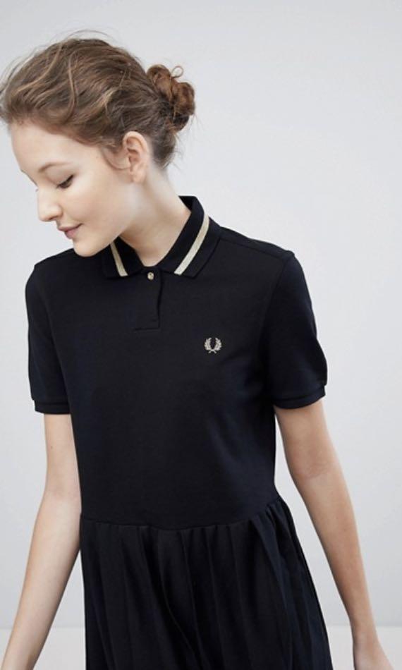 Fred perry sales pleated dress