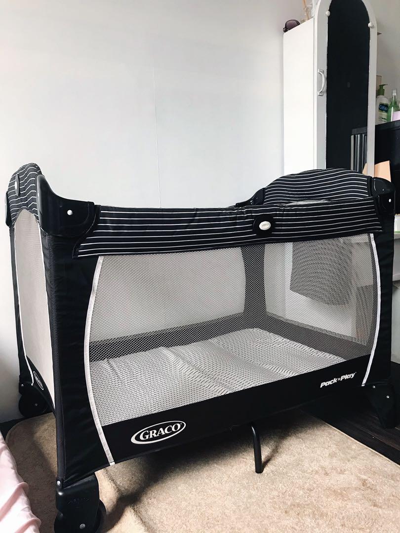 Graco Pack n Play Playard Portable Napper Changer Studio Babies Kids Baby Nursery Kids Furniture Cots Cribs on Carousell