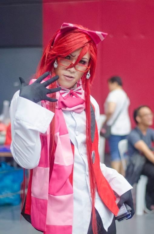 Grell Sutcliff Cheshire Cat Costume Ciel In Wonderland Men S