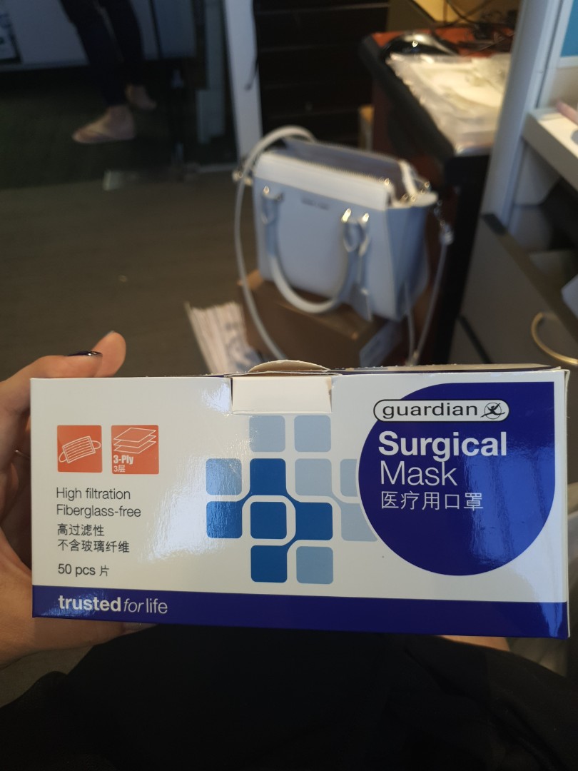 GUARDIAN SURGICAL MASK, Health & Nutrition, Face Masks & Face Shields