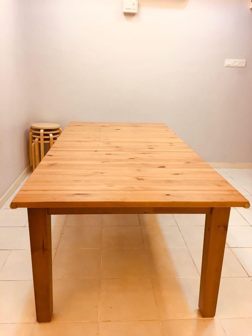IKEA STORNAS Dining Table (814pax), Furniture & Home Living, Furniture