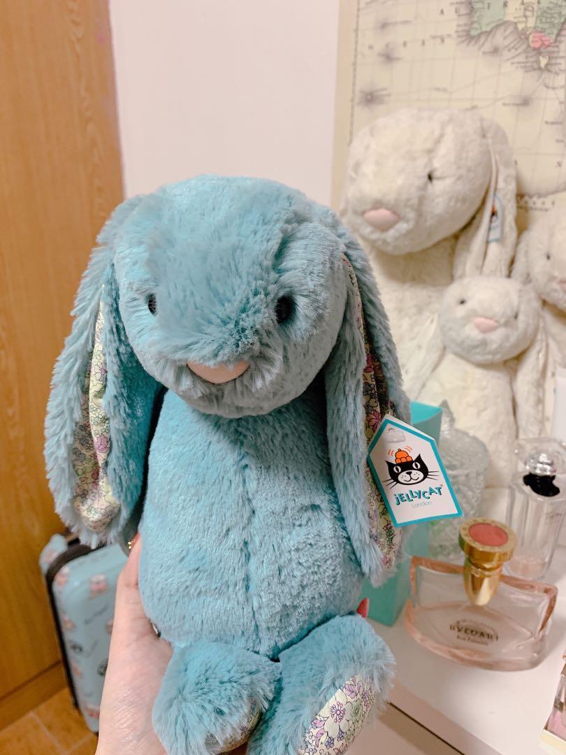 Jellycat blossom aqua bunny deals