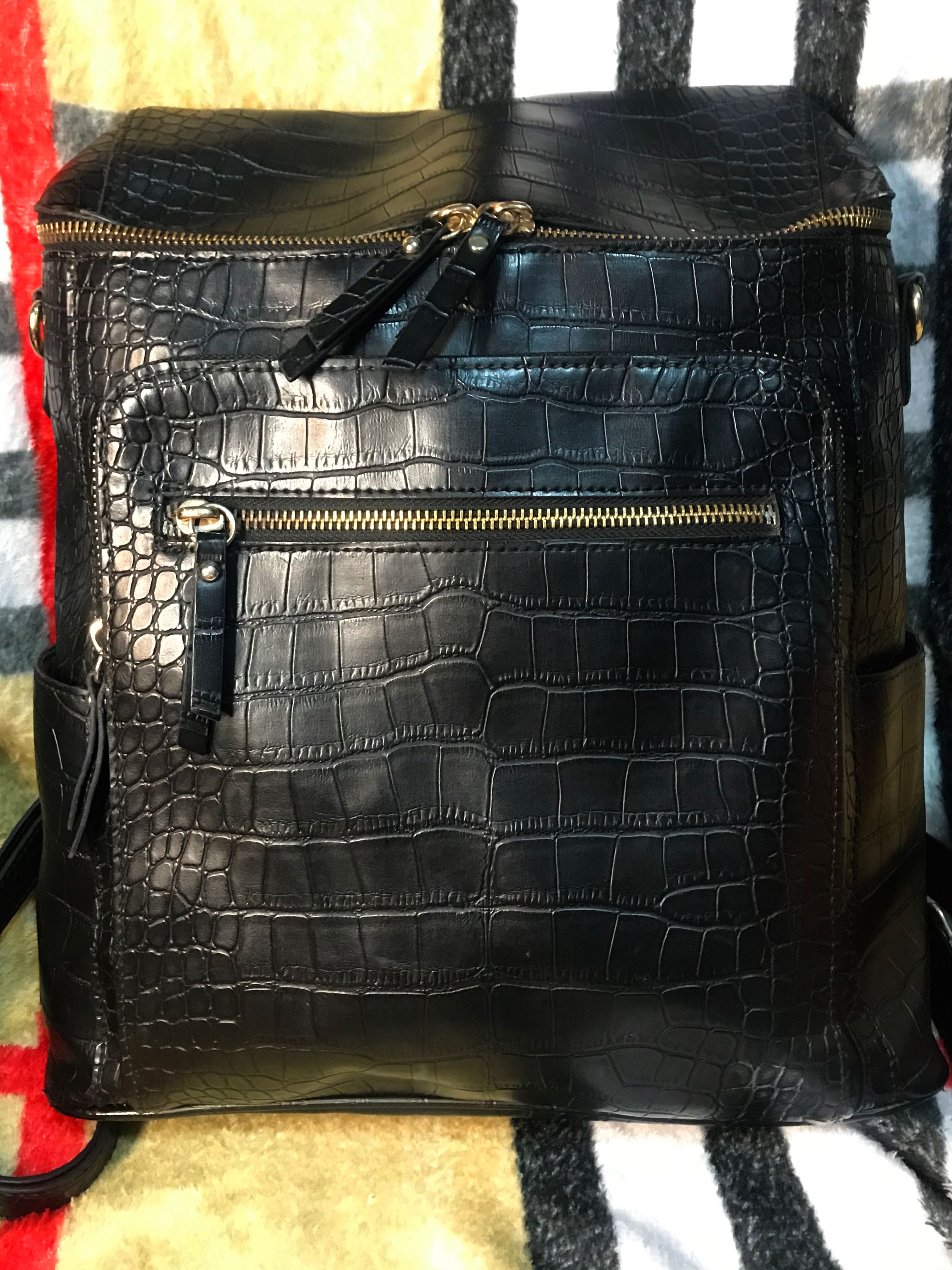 Lulu Castagnette leather backpack Luxury Bags Wallets on Carousell