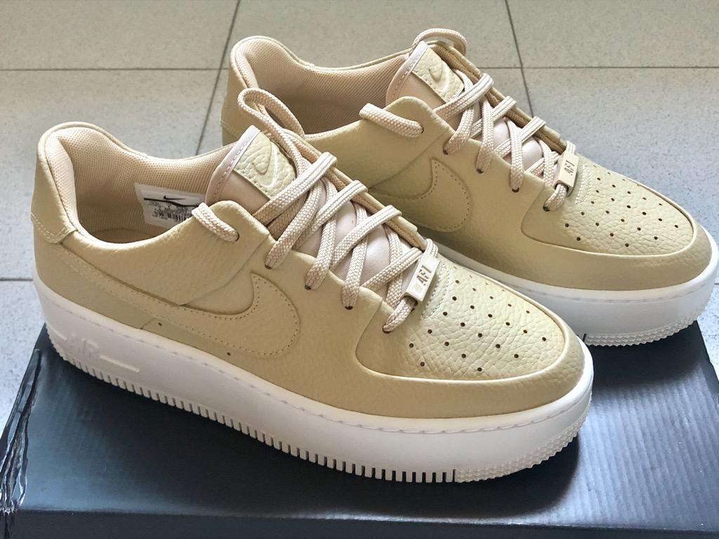 Nike Air Force 1 Sage in Beige Women s Fashion Footwear