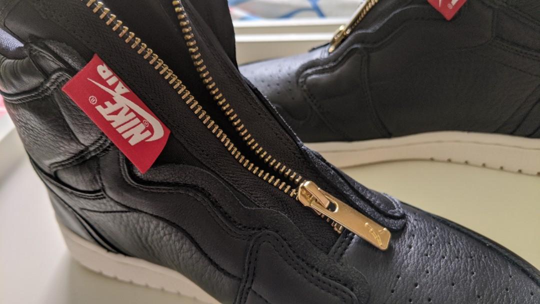 Women's air jordan 1 high zip casual shoes discount