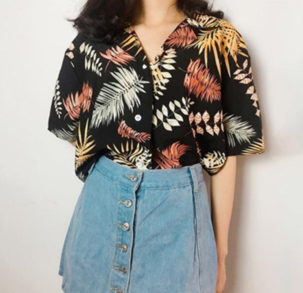 hawaiian polo shirts womens