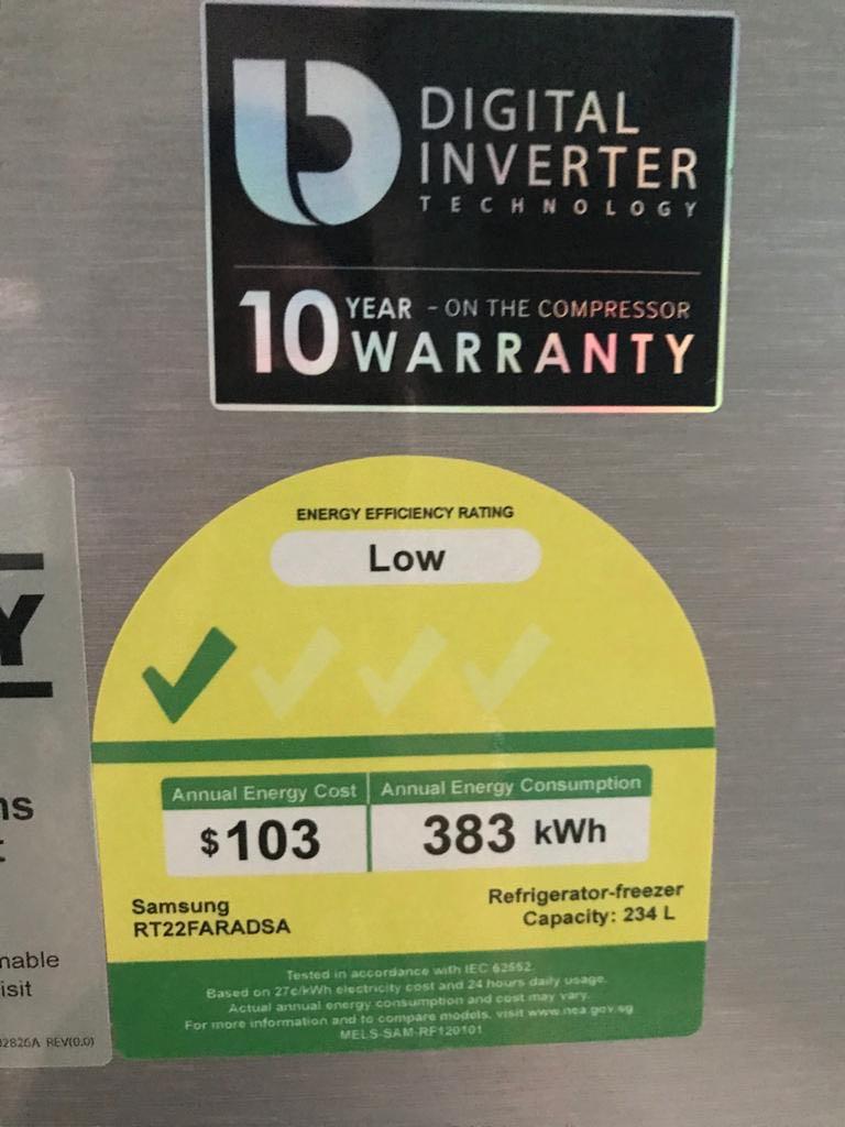 Samsung Refrigerator, TV & Home Appliances, Kitchen Appliances