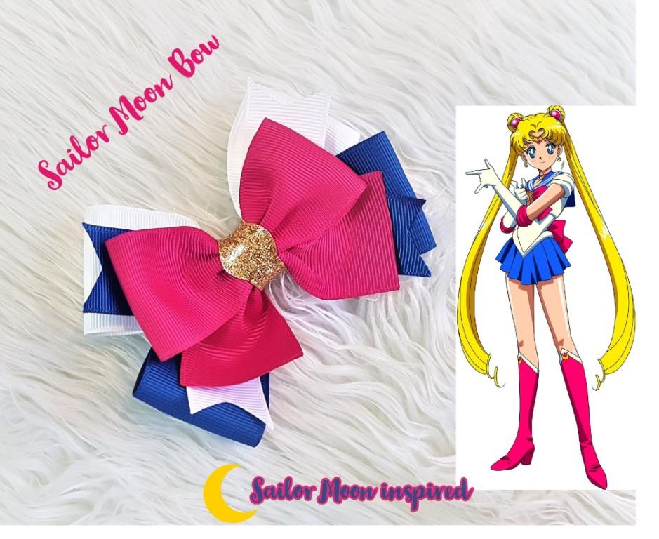 Sailor Moon Inspired Bow Hair Clip Girls Hair Accessories Babies