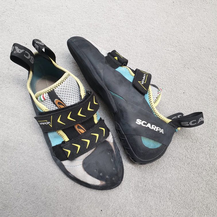 scarpa vapor climbing shoes