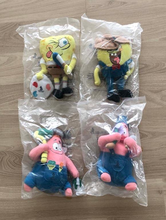 spongebob and patrick stuffed toys