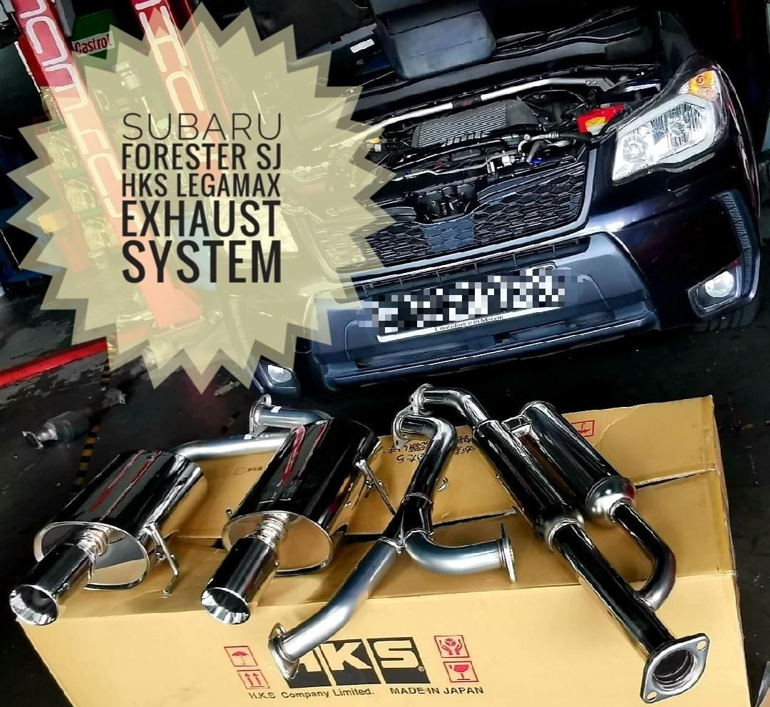 Subaru Forester SJG (FXT) HKS LegaMax Full Catback Exhaust System