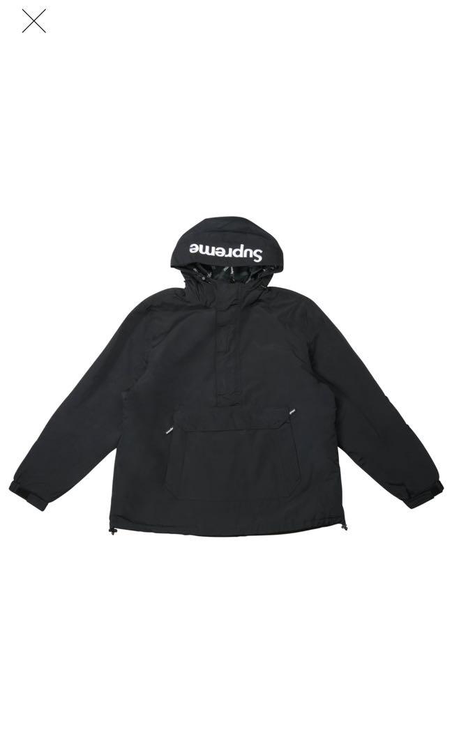 SUPREME Hooded Logo Half Zip Pullover 【未使用品】 nods.gov.ag