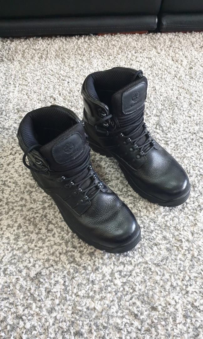 black leather gore tex boots