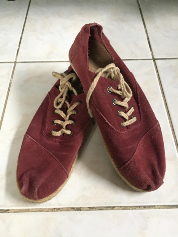 suede toms shoes