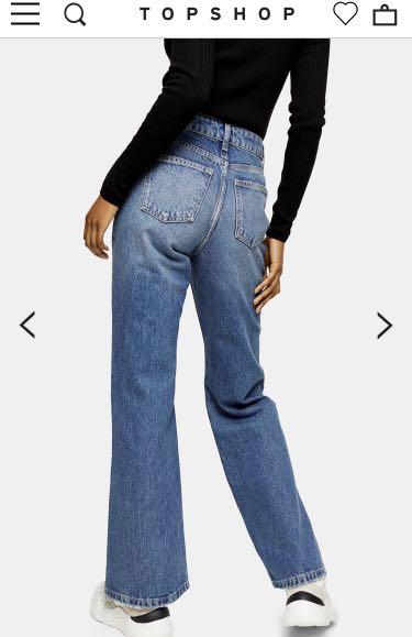 Topshop Two 90s Rigid Flare Skinny Mom 
