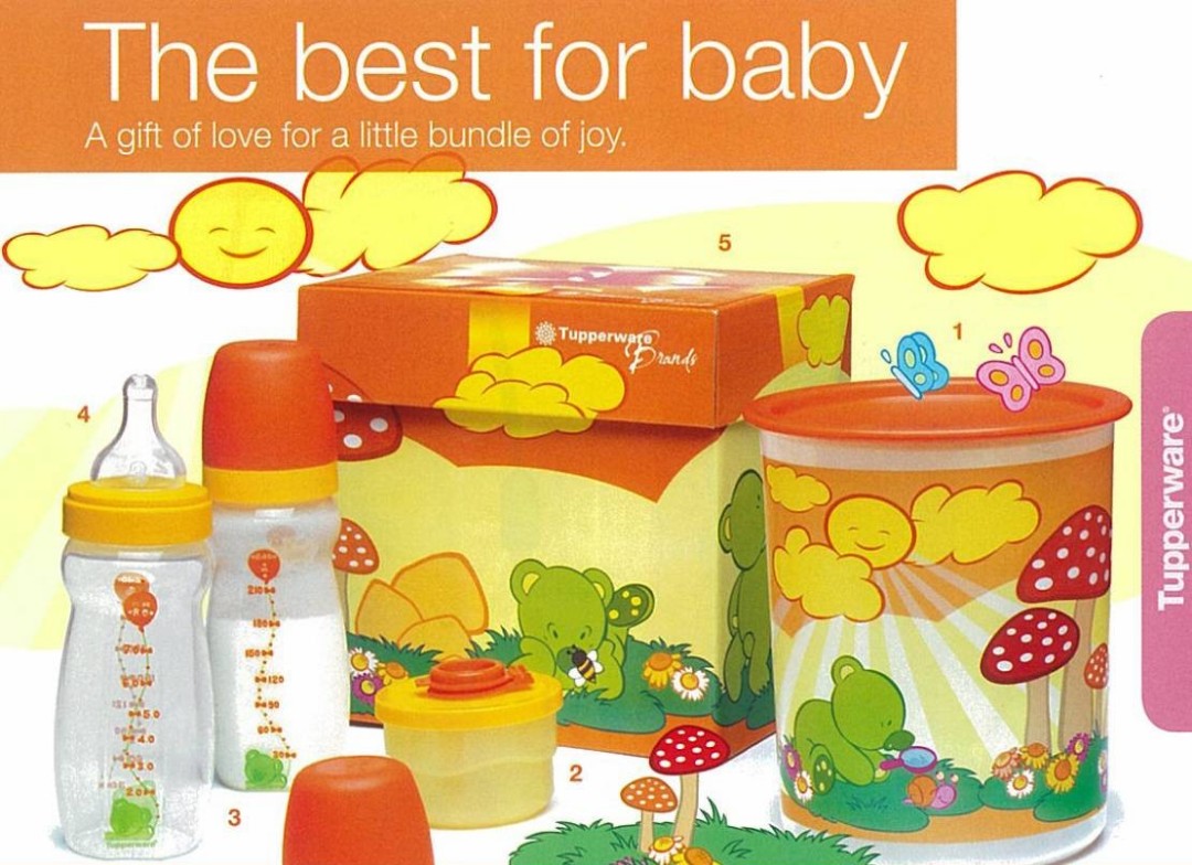 Tupperware Precious Baby Feeding Set