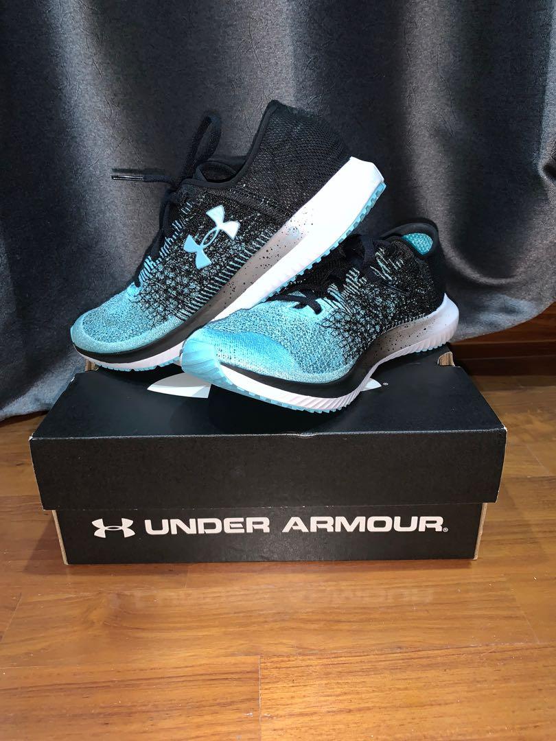 turquoise under armour shoes
