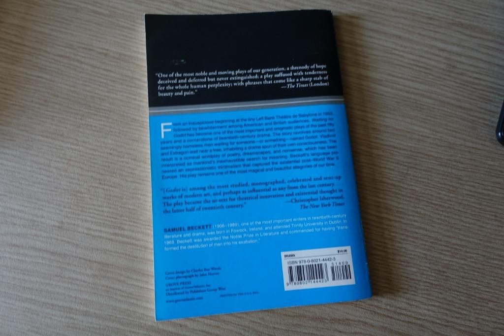 Waiting For Godot A Tragicomedy In Two Acts Books Stationery