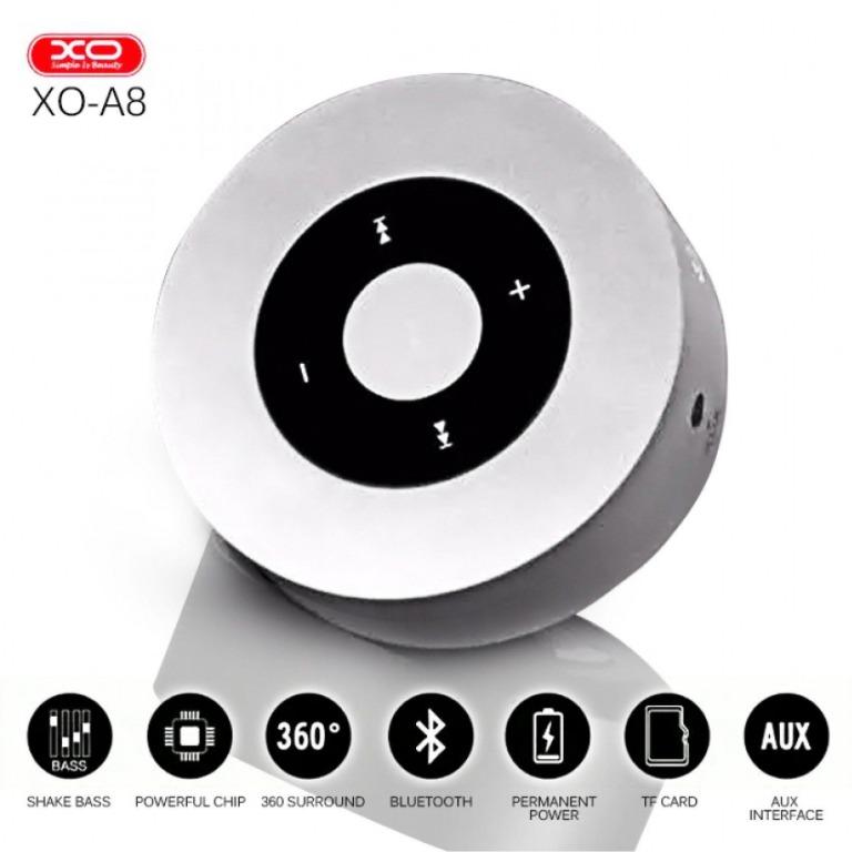 XO A8 PRO BLUETOOTH SPEAKER SILVER Audio Headphones Headsets