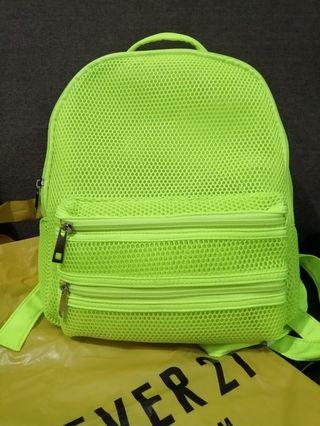 OLIVIA MILLER Neon backpack