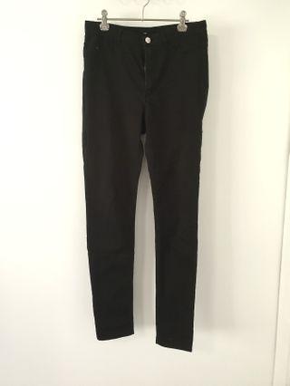 H&M high waisted black pants