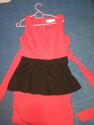 Peplum dress