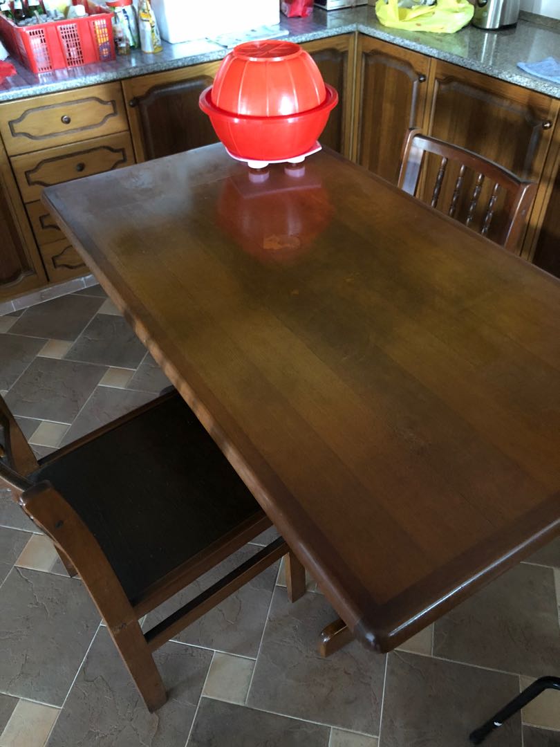 6 FEB THROW. Dining Table, Furniture & Home Living, Furniture, Tables