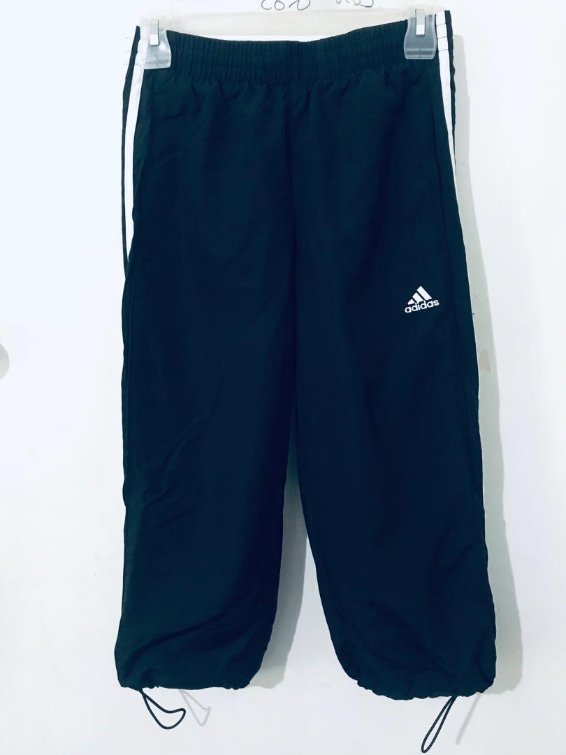 Adidas Essentials 3-Stripes 3/4 Pants - Repriced (Category: Activewear) located in Marikina City. Submitted by cicconecon (Listing ID 264297197, Image 3). Description: Brand new. Authentic. Guaranteed. Color: Black/White Size: Extra Small (XS) Waist: 26-28 inches Length: 28 inches.