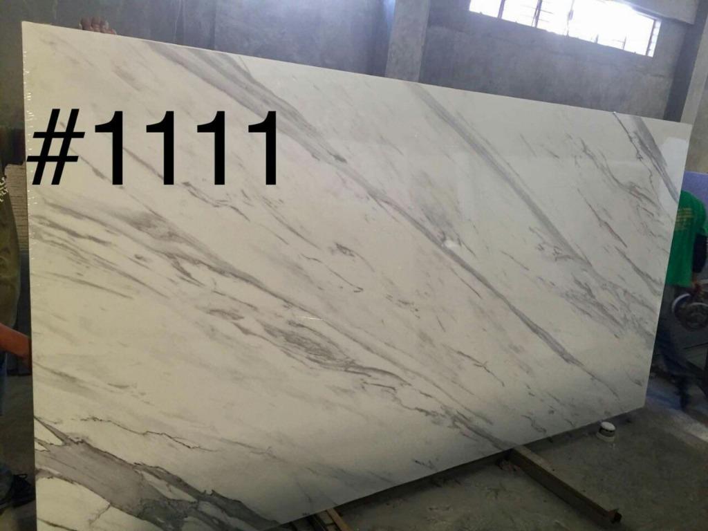 Artificial Synthetic Stone With Marble Design For Countertop On