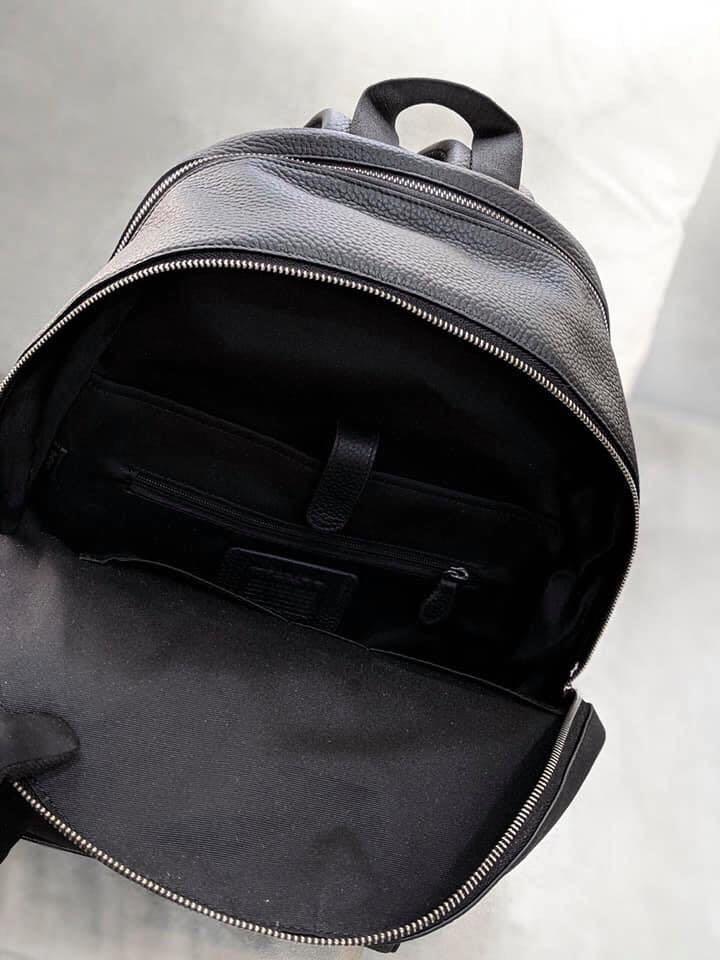 Authentic Coach West Backpack With Varsity Strip And Space Patches, Men