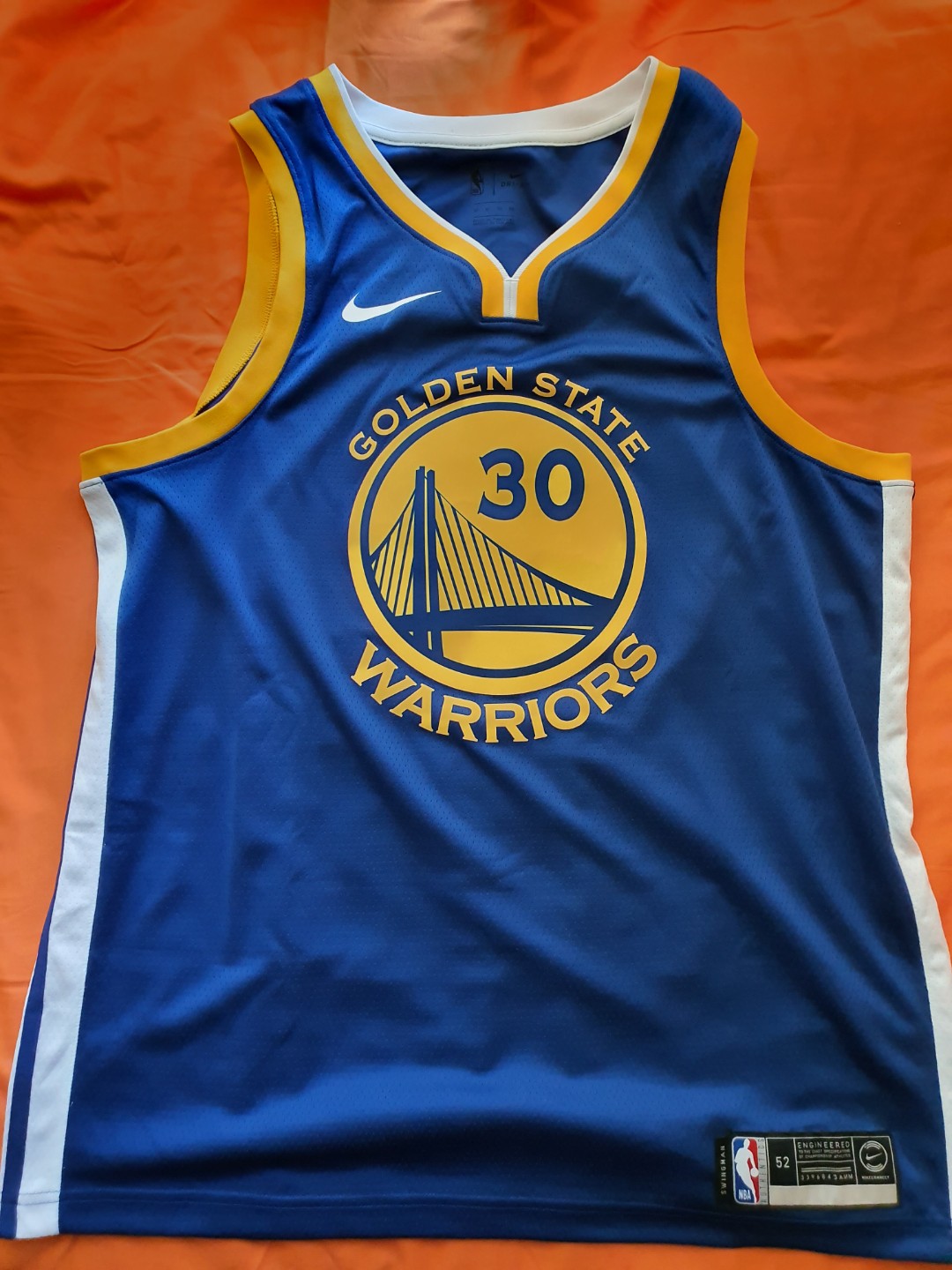 2022-23 Golden State Warriors Curry #30 Nike Swingman Alternate Jersey  (XL.Kids)