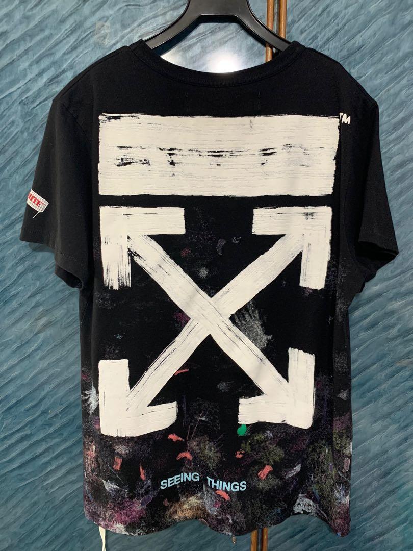 Off white hotsell tee galaxy