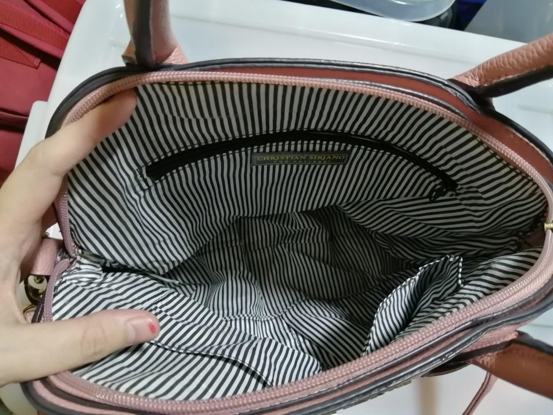 Christian Siriano bag (Category: Purses & Pouches) located in Pasig City. Submitted by trisha_12 (Listing ID 275470315, Image 2). Description: for sale Christian Siriano bag bought at Payless megamall in good condition meetups: ortigas area rfs: declutting.