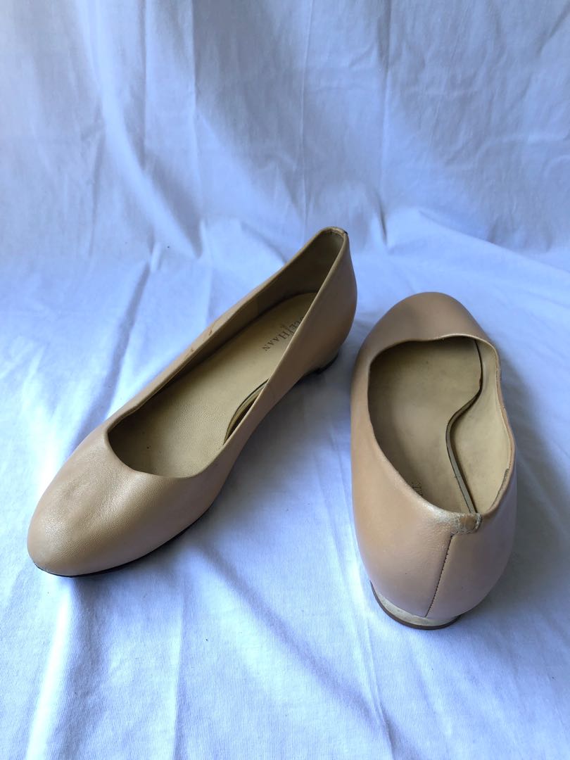 cole haan nude flats
