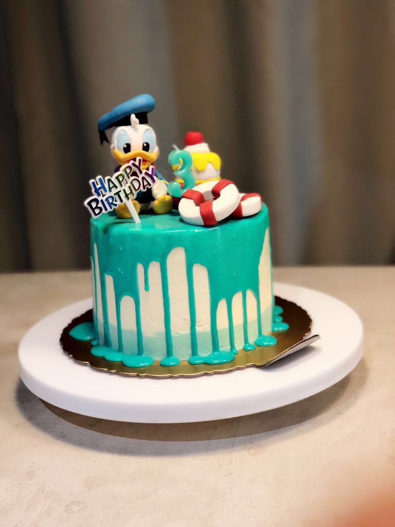 5inch Donald Duck cake 唐老鸭 | Baker Yin