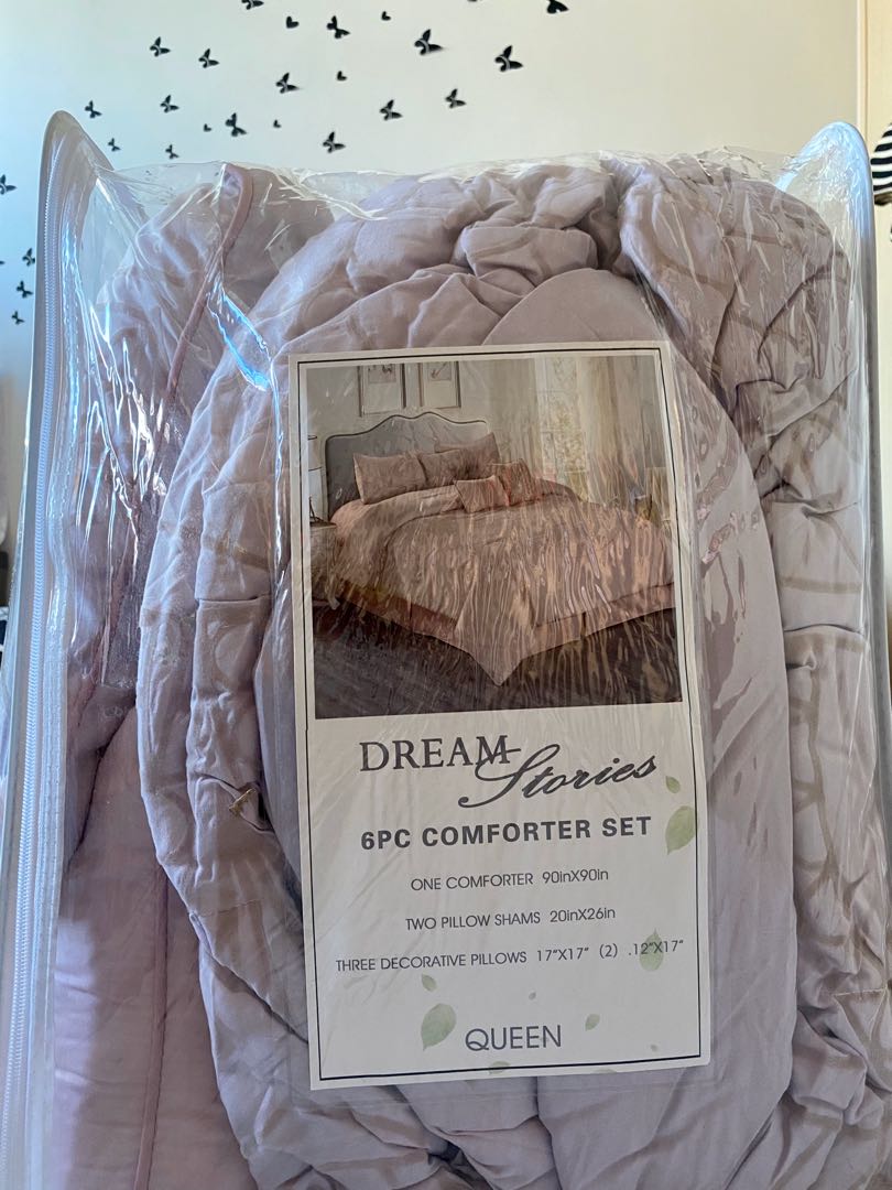 Dream Stories 6pc Comforter Set Home Furniture Furniture Fixtures Beds Mattresses On Carousell