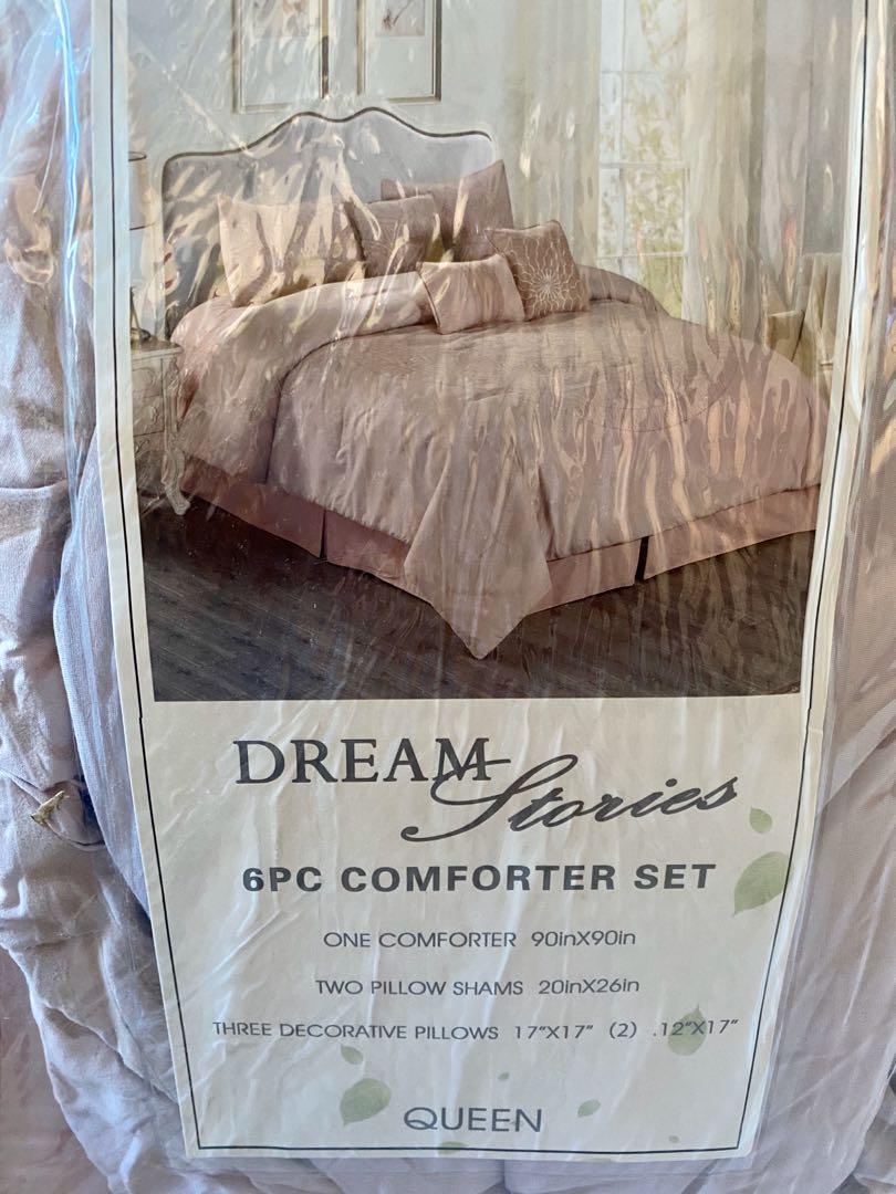 Dream Stories 6pc Comforter Set Home Furniture Furniture Fixtures Beds Mattresses On Carousell