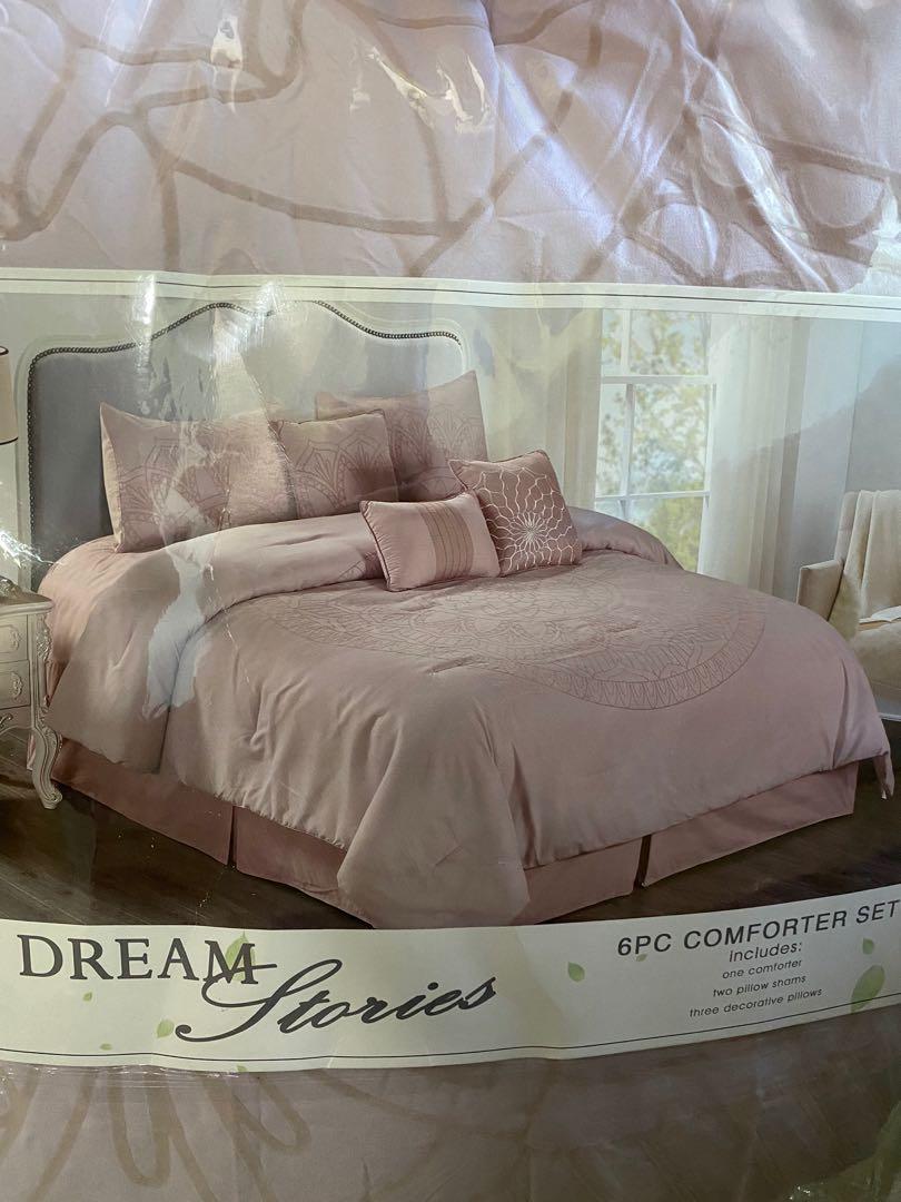 Dream Stories 6pc Comforter Set Home Furniture Furniture Fixtures Beds Mattresses On Carousell